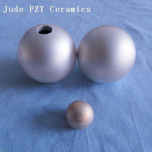 piezoelectric ceramic sphere and hemisphere product