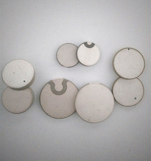 Disc shape piezoelectric ceramics