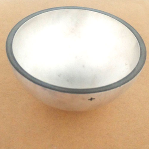 Piezoelectric ceramic sphere and hemisphere for marine technology