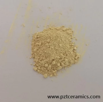 Low Temperature Sintered Piezoelectric Ceramic Material