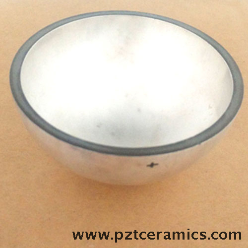 Piezoceramic Spheres and Hemispheres 