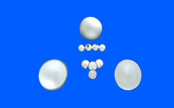 Piezoelectric ceramic sphere