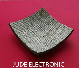 Curved Piezoelectric Composite Material