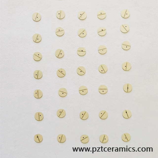 Piezo Ceramic Disc Ultrasonic Sensor Element Customized Product Pzt Disc