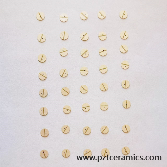 Piezo Ceramic Disc Ultrasonic Sensor Element Customized Product Pzt Disc