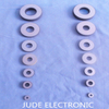 Piezoelectric ceramic rings